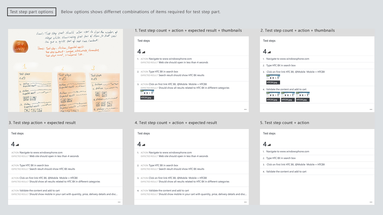 Test case steps part